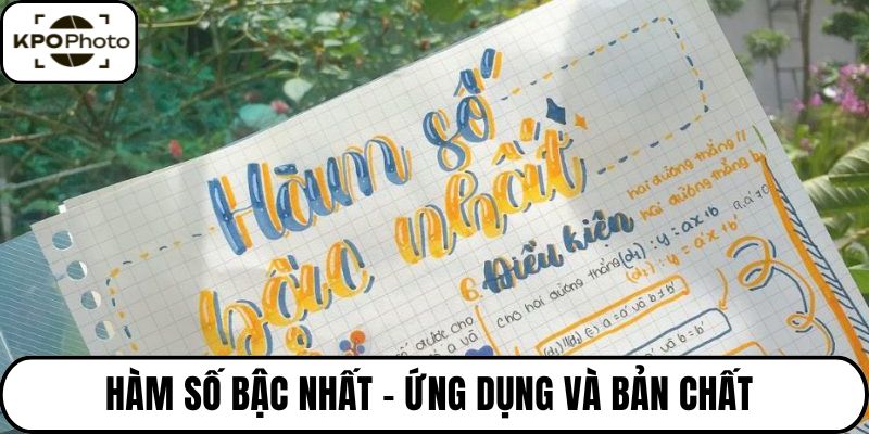 Hàm số bậc nhất