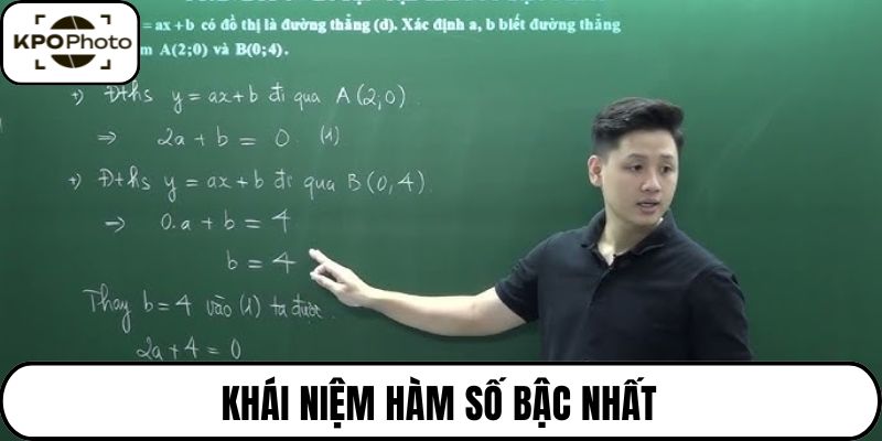 Khái niệm hàm số bậc nhất