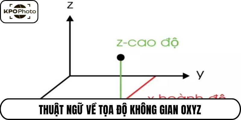 Thuật ngữ về tọa độ không gian Oxyz