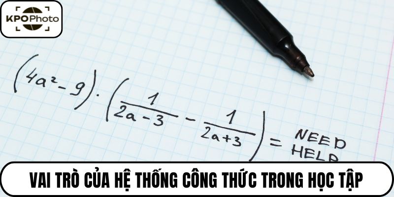 Vai trò của hệ thống công thức trong học tập